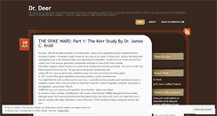 Desktop Screenshot of drdeer.wordpress.com