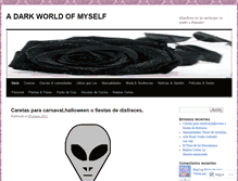 Tablet Screenshot of adarkworldofmyself.wordpress.com