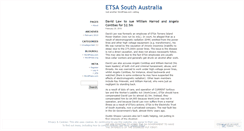 Desktop Screenshot of etsouthaustralia.wordpress.com