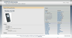 Desktop Screenshot of gsm2indonesia.wordpress.com