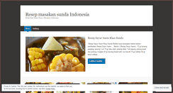 Desktop Screenshot of masakansunda.wordpress.com