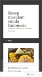 Mobile Screenshot of masakansunda.wordpress.com