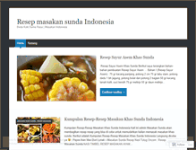 Tablet Screenshot of masakansunda.wordpress.com