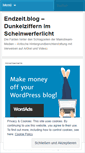 Mobile Screenshot of endzeitblog.wordpress.com