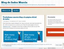 Tablet Screenshot of indexmurcia.wordpress.com