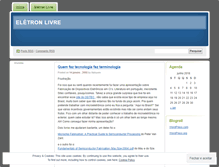 Tablet Screenshot of eletronlivre.wordpress.com