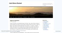 Desktop Screenshot of justabovesunset.wordpress.com