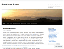 Tablet Screenshot of justabovesunset.wordpress.com
