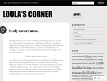 Tablet Screenshot of loulascorner.wordpress.com