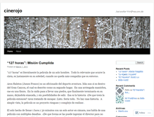Tablet Screenshot of cinerojo.wordpress.com