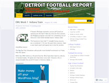 Tablet Screenshot of detfootball.wordpress.com