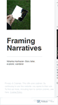 Mobile Screenshot of framingnarratives.wordpress.com