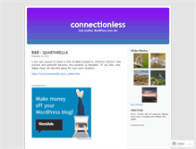 Tablet Screenshot of connectionless.wordpress.com