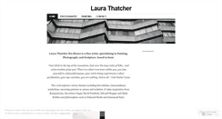 Desktop Screenshot of laurathatcher.wordpress.com