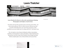 Tablet Screenshot of laurathatcher.wordpress.com