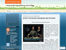 Tablet Screenshot of galuhwardhani.wordpress.com