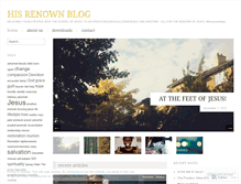 Tablet Screenshot of hisrenown1.wordpress.com