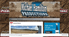 Desktop Screenshot of michaelhamiltonproductions.wordpress.com