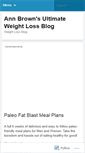 Mobile Screenshot of annbrownweightloss.wordpress.com