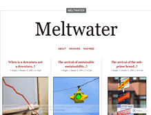 Tablet Screenshot of meltwater.wordpress.com