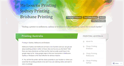 Desktop Screenshot of cheapestprinting.wordpress.com