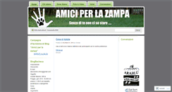 Desktop Screenshot of amiciperlazampa.wordpress.com