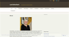 Desktop Screenshot of carrieherbert.wordpress.com