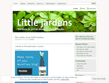 Tablet Screenshot of littlejardens.wordpress.com