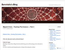 Tablet Screenshot of benvitalis.wordpress.com