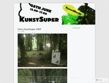 Tablet Screenshot of kunstsuper.wordpress.com