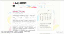 Desktop Screenshot of glemmeboken.wordpress.com