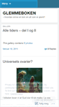 Mobile Screenshot of glemmeboken.wordpress.com