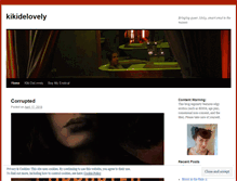 Tablet Screenshot of kikidelovely.wordpress.com