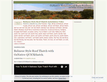 Tablet Screenshot of oznative.wordpress.com