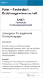 Mobile Screenshot of faier.wordpress.com