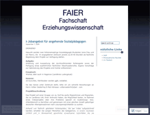 Tablet Screenshot of faier.wordpress.com