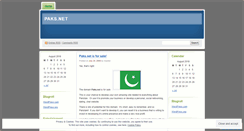 Desktop Screenshot of paksnet.wordpress.com