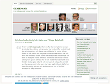 Tablet Screenshot of gemensam.wordpress.com