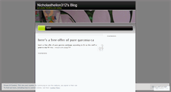 Desktop Screenshot of nicholasthelion312.wordpress.com