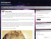 Tablet Screenshot of jameslegassick.wordpress.com