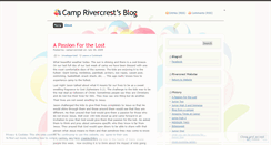 Desktop Screenshot of camprivercrest.wordpress.com