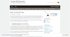Desktop Screenshot of grumpyop.wordpress.com