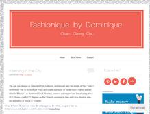 Tablet Screenshot of myfashionique.wordpress.com