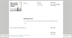 Desktop Screenshot of morecambesweetheartsalways.wordpress.com