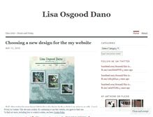 Tablet Screenshot of lisaosgooddano.wordpress.com