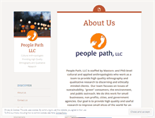 Tablet Screenshot of peoplepath.wordpress.com