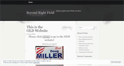 Desktop Screenshot of beyondrightfield.wordpress.com