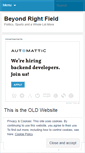 Mobile Screenshot of beyondrightfield.wordpress.com