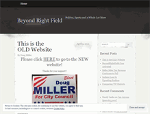 Tablet Screenshot of beyondrightfield.wordpress.com
