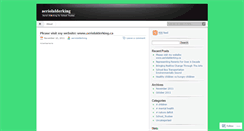 Desktop Screenshot of aeriolalderking.wordpress.com